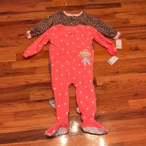 Brand new fleece carters pjs bundle size 2T